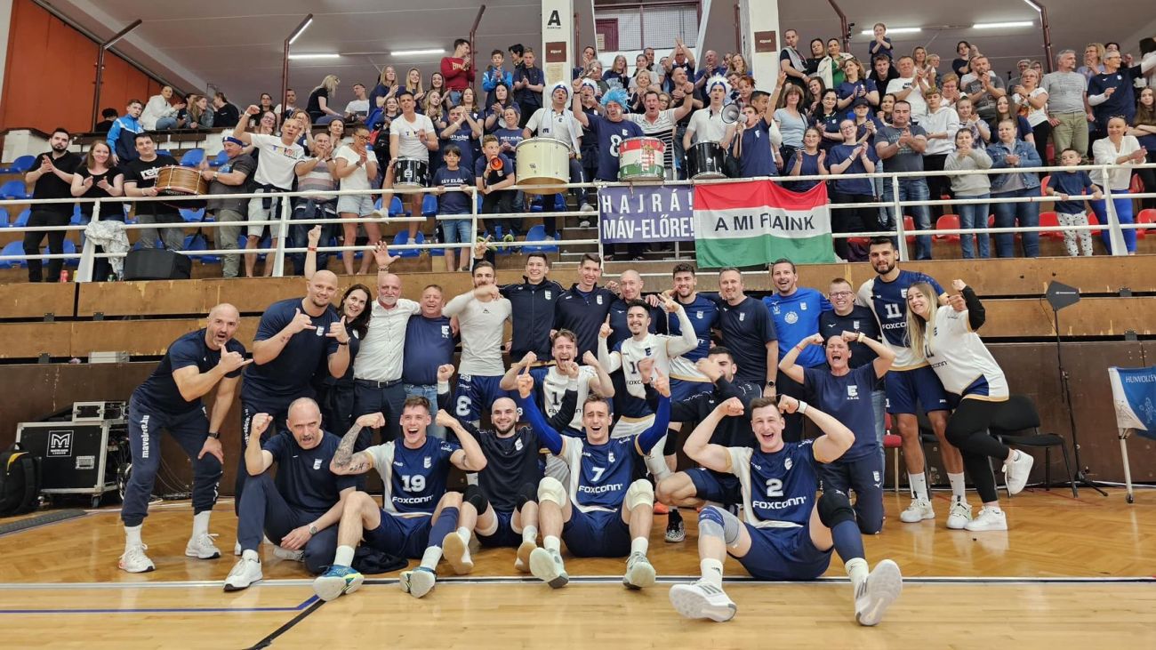 Bravúros hazai sikerrel versenyben maradt a MÁV Előre SC-Foxconn röplabdacsapata